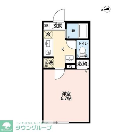 エクセラン松戸IIの物件間取画像